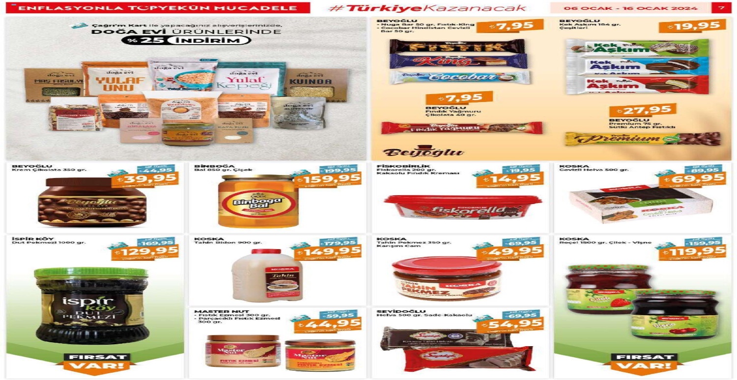 Çağrı marketler 6 16 Ocak 2024 aktüel katalogu