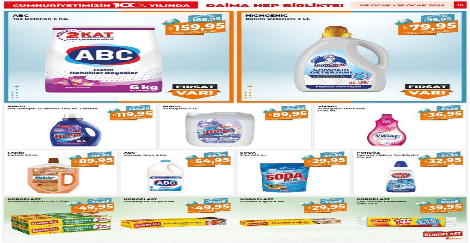 Çağrı marketler 6 16 Ocak 2024 aktüel katalogu