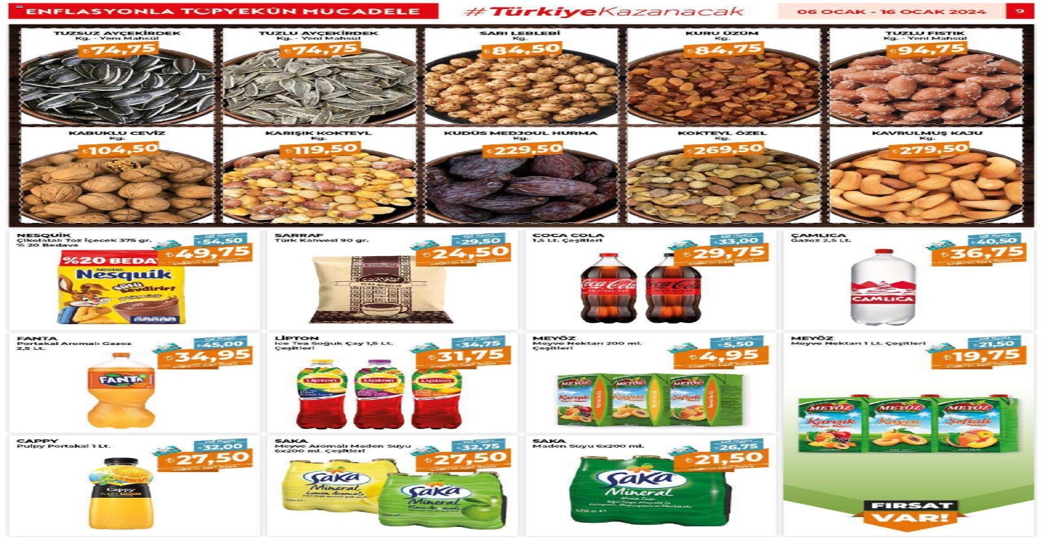 Çağrı marketler 6 16 Ocak 2024 aktüel katalogu