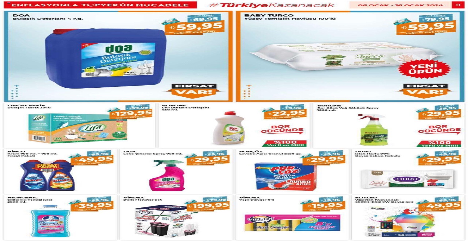 Çağrı marketler 6 16 Ocak 2024 aktüel katalogu