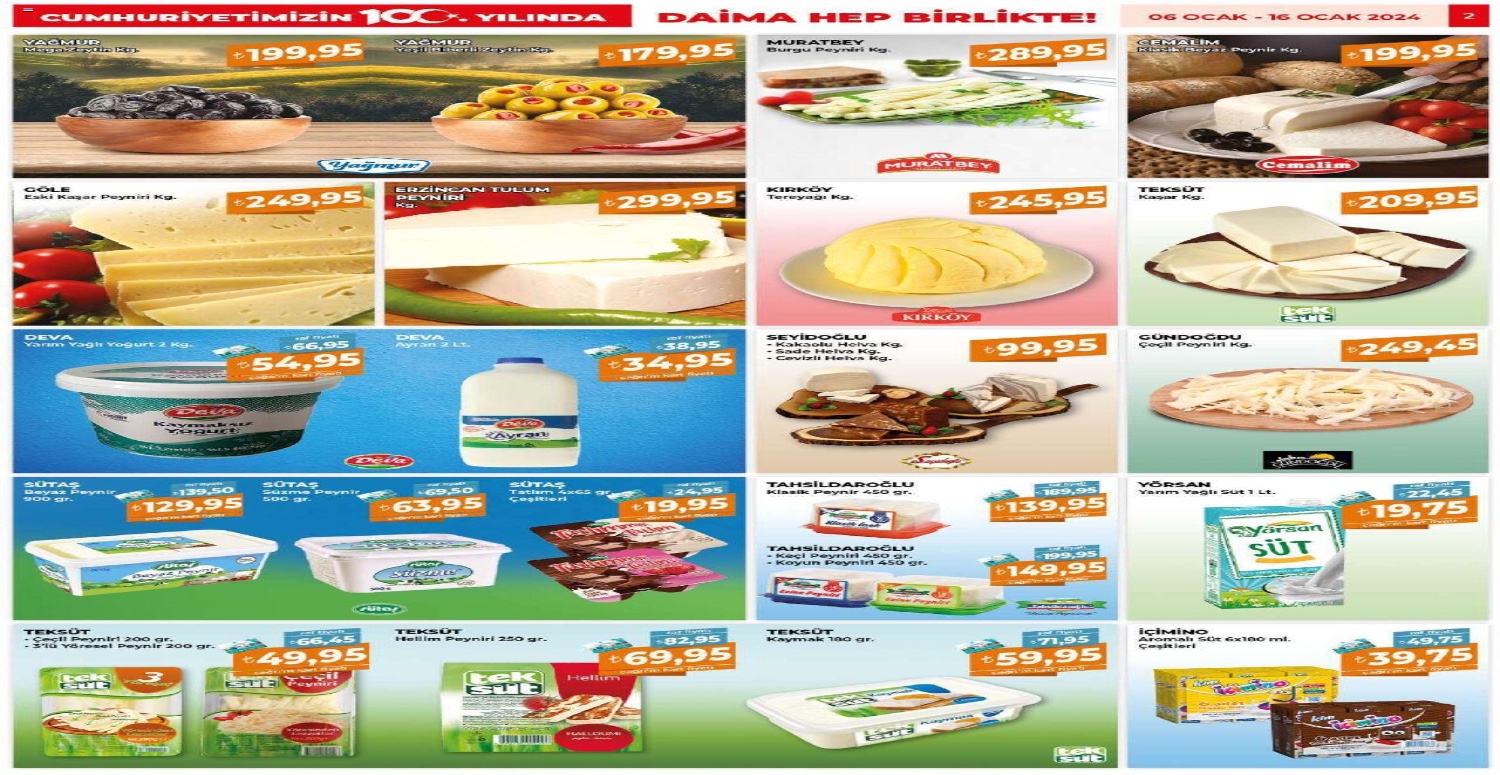 Çağrı marketler 6 16 Ocak 2024 aktüel katalogu