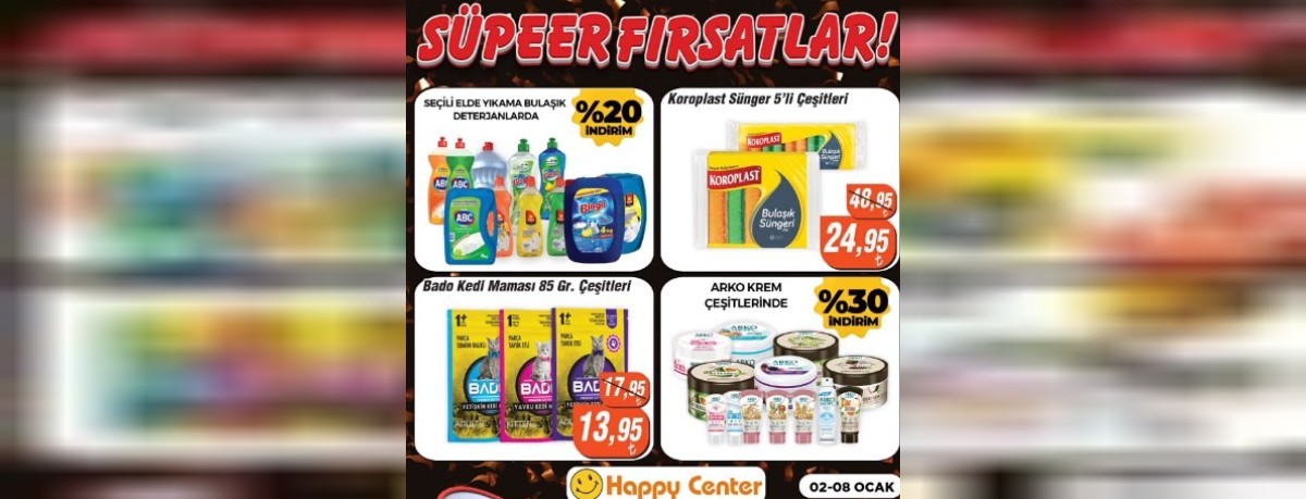 happy center 2024 indirimli ürünler