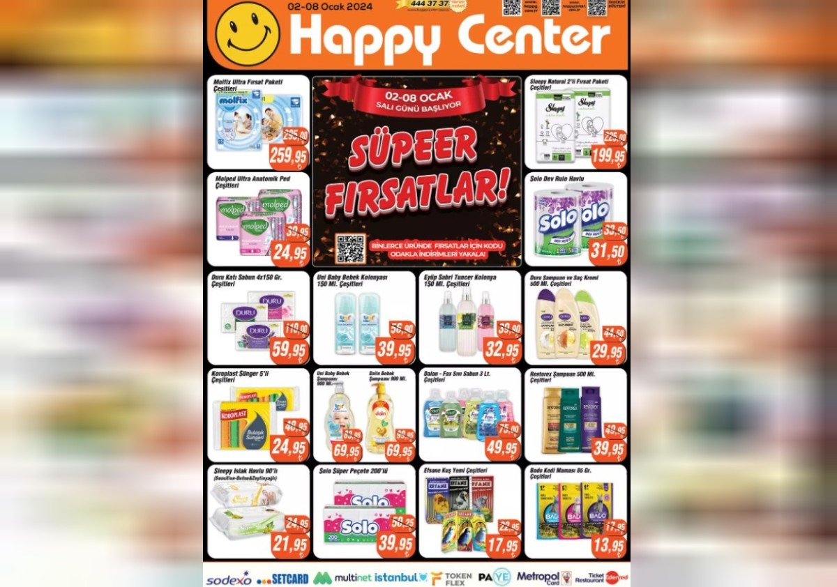 happy center 2024 indirimli ürünler