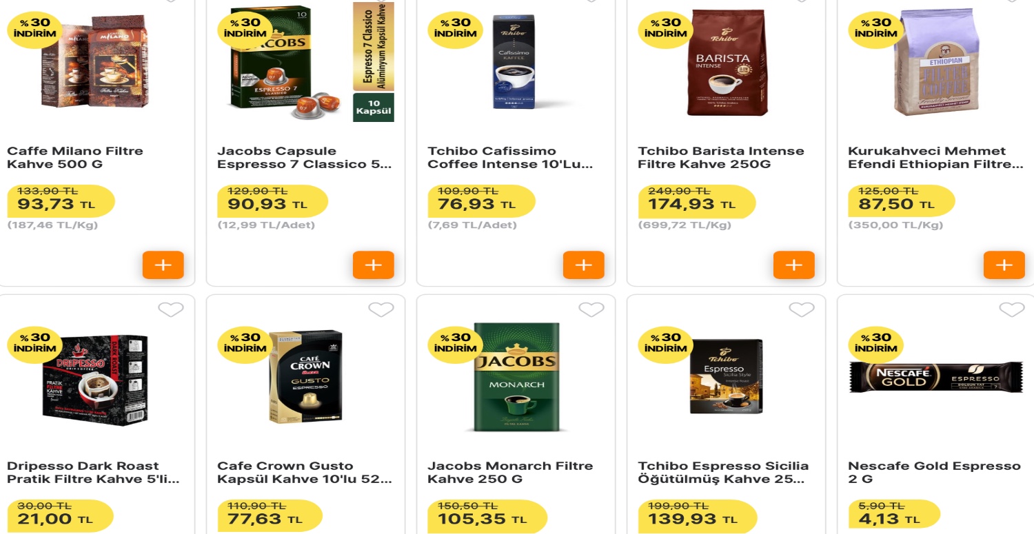 Kahve tutkunlarına müjde! Yüzde 30 indirim sizleri bekliyor