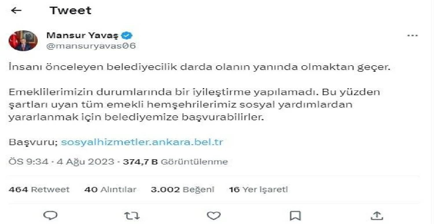 mansur yavaş destek