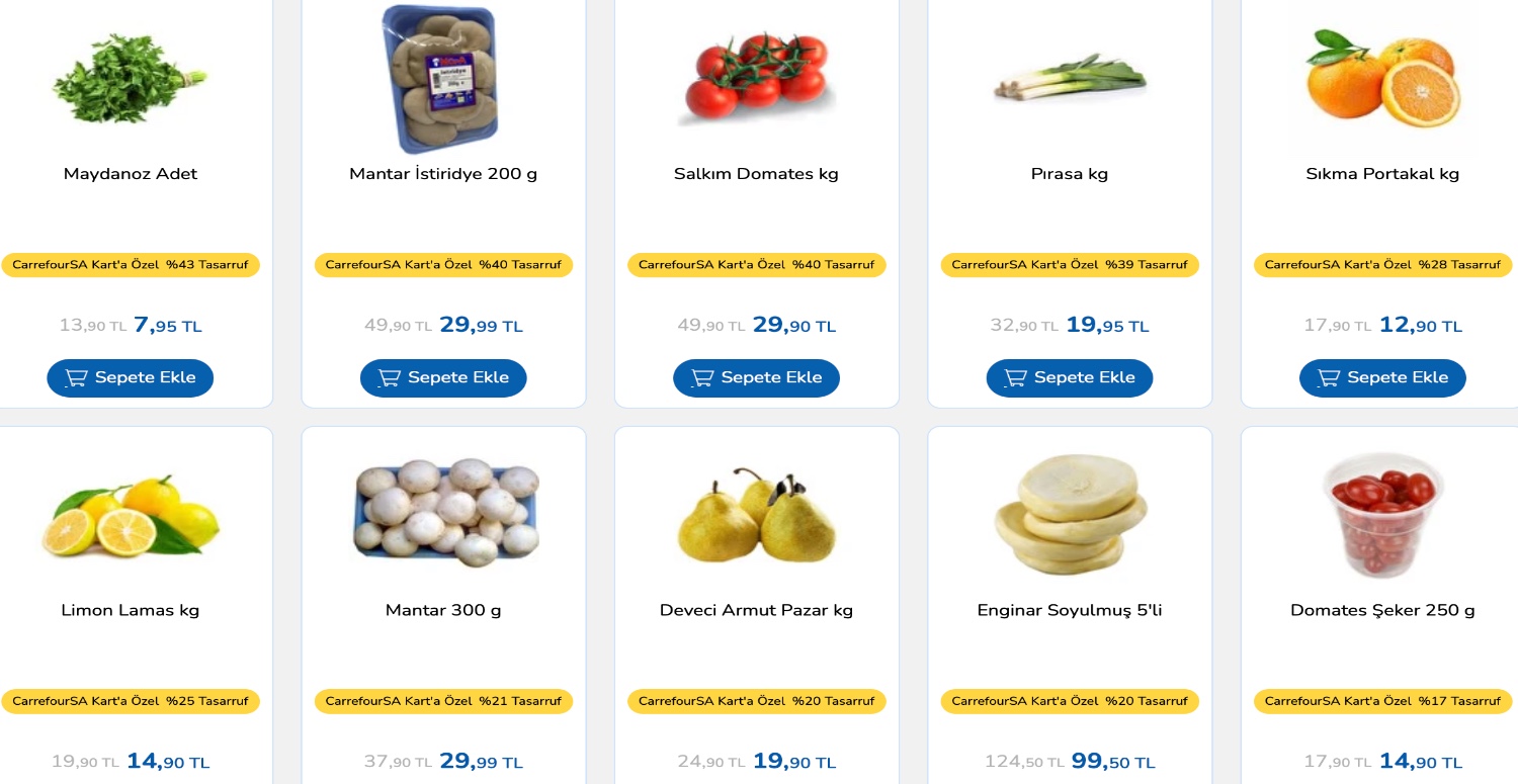 Meyve sebzeler bu indirimle kapış kapış gidiyor! O market yüzde 43 indirim yapacağını duyurdu