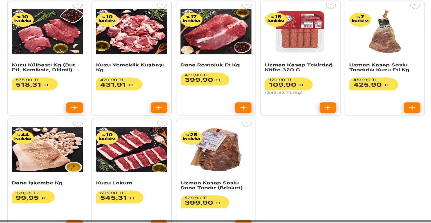 MİGROS MARKET ET ÜRÜNLERİNDE %44’E VARAN İNDİRİM KAMPANYASI