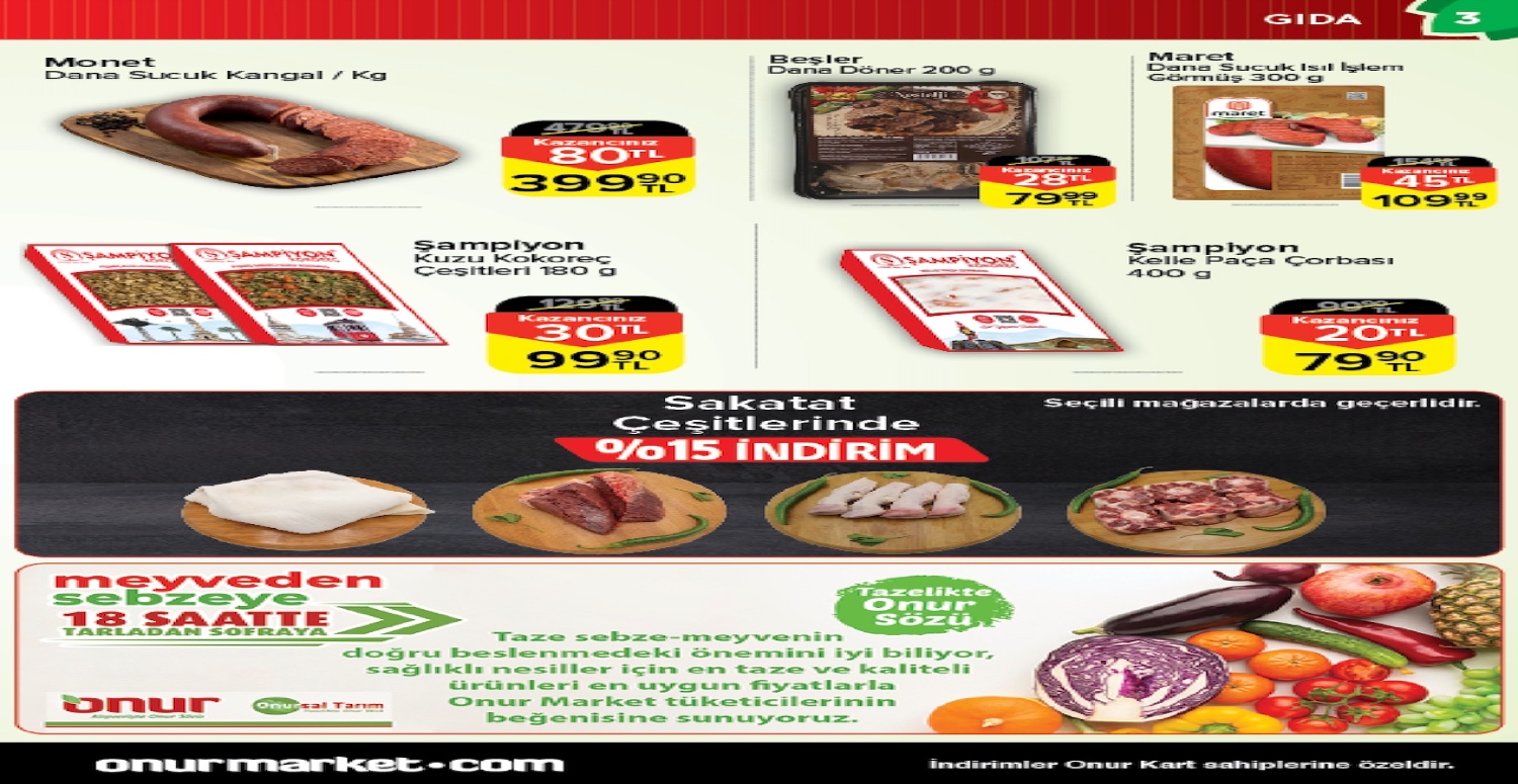 ONUR MARKET 18 30 OCAK AKTÜEL KATALOGU