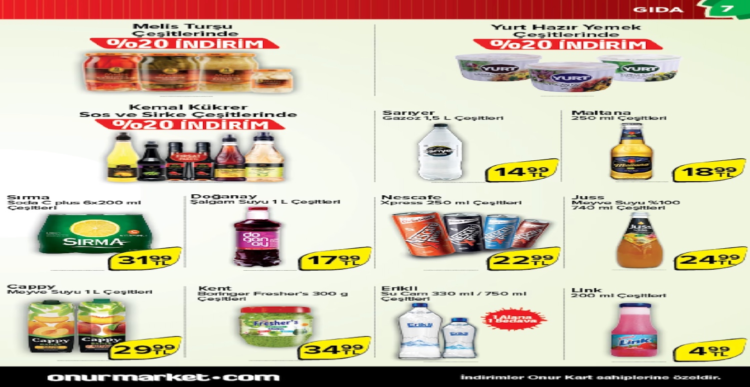 ONUR MARKET 18 30 OCAK AKTÜEL KATALOGU