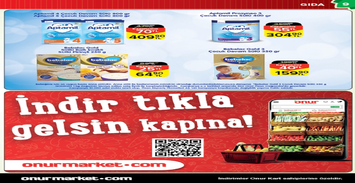 ONUR MARKET 18 30 OCAK AKTÜEL KATALOGU