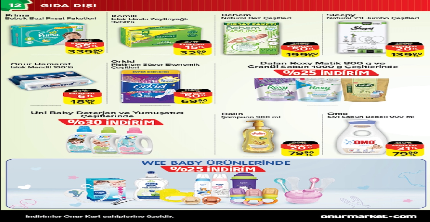 ONUR MARKET 18 30 OCAK AKTÜEL KATALOGU