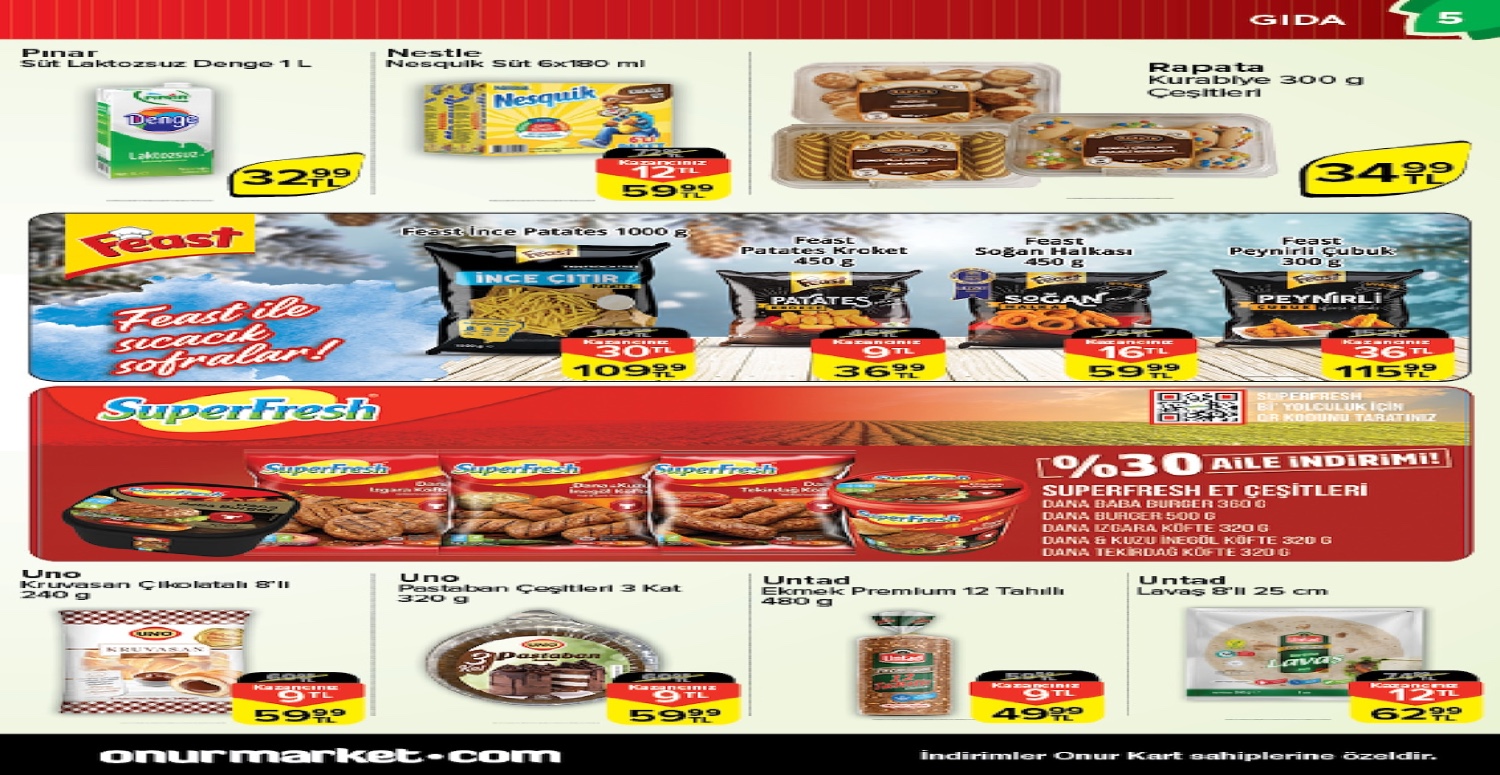ONUR MARKET 18 30 OCAK AKTÜEL KATALOGU