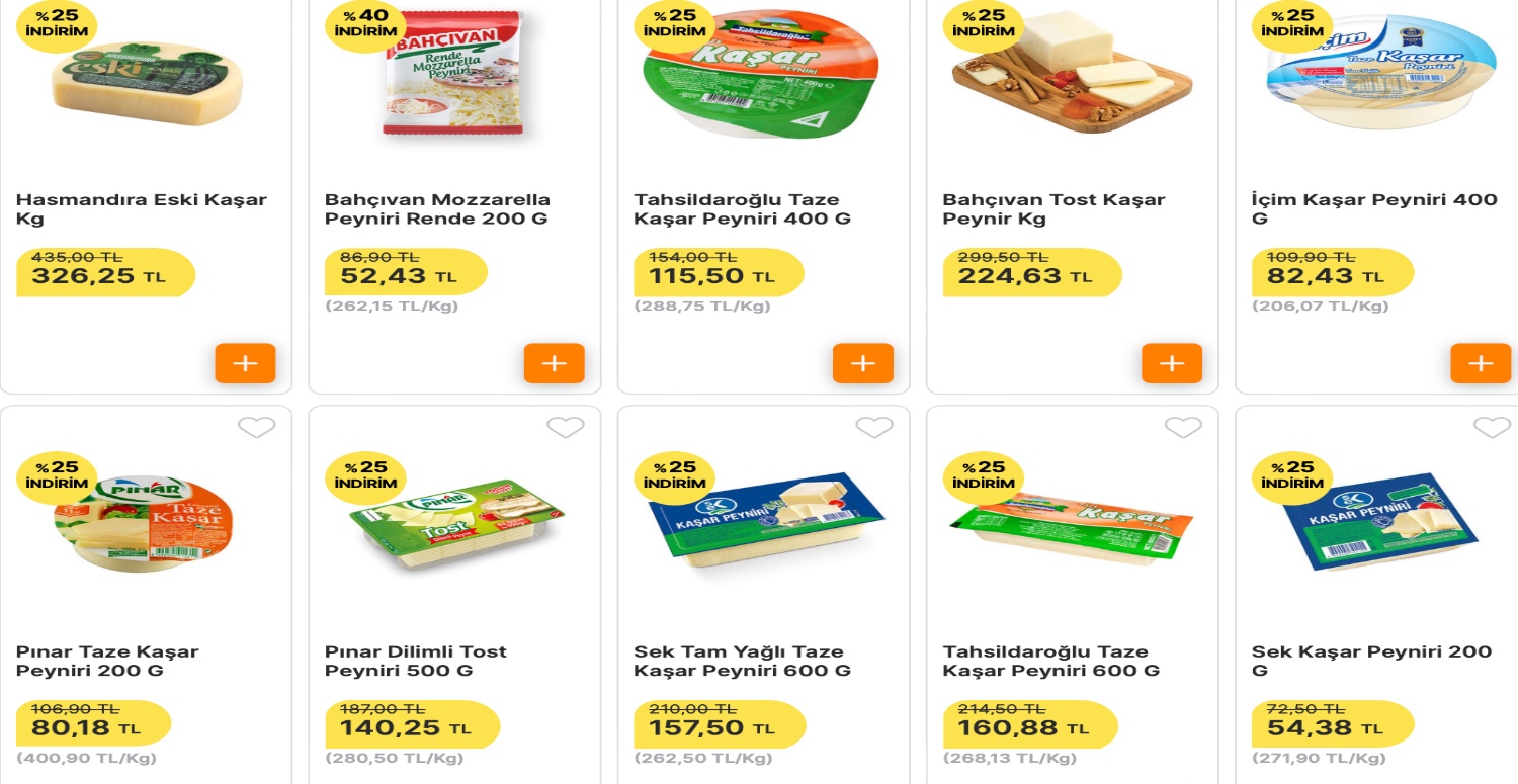 Peynirlerde yüzde 25 indirim kampanyası başladı! 31 Ocak tarihine kadar peynirinizi almayı unutmayın