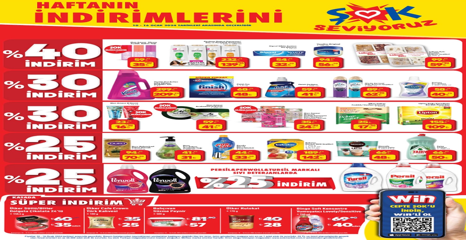 Şok 10 16 Ocak aktüel katalogu