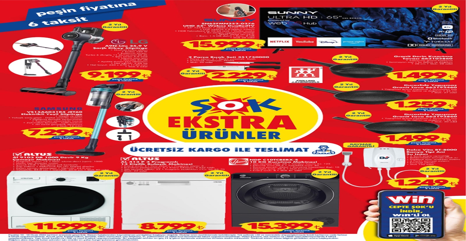 Şok 10 16 Ocak aktüel katalogu