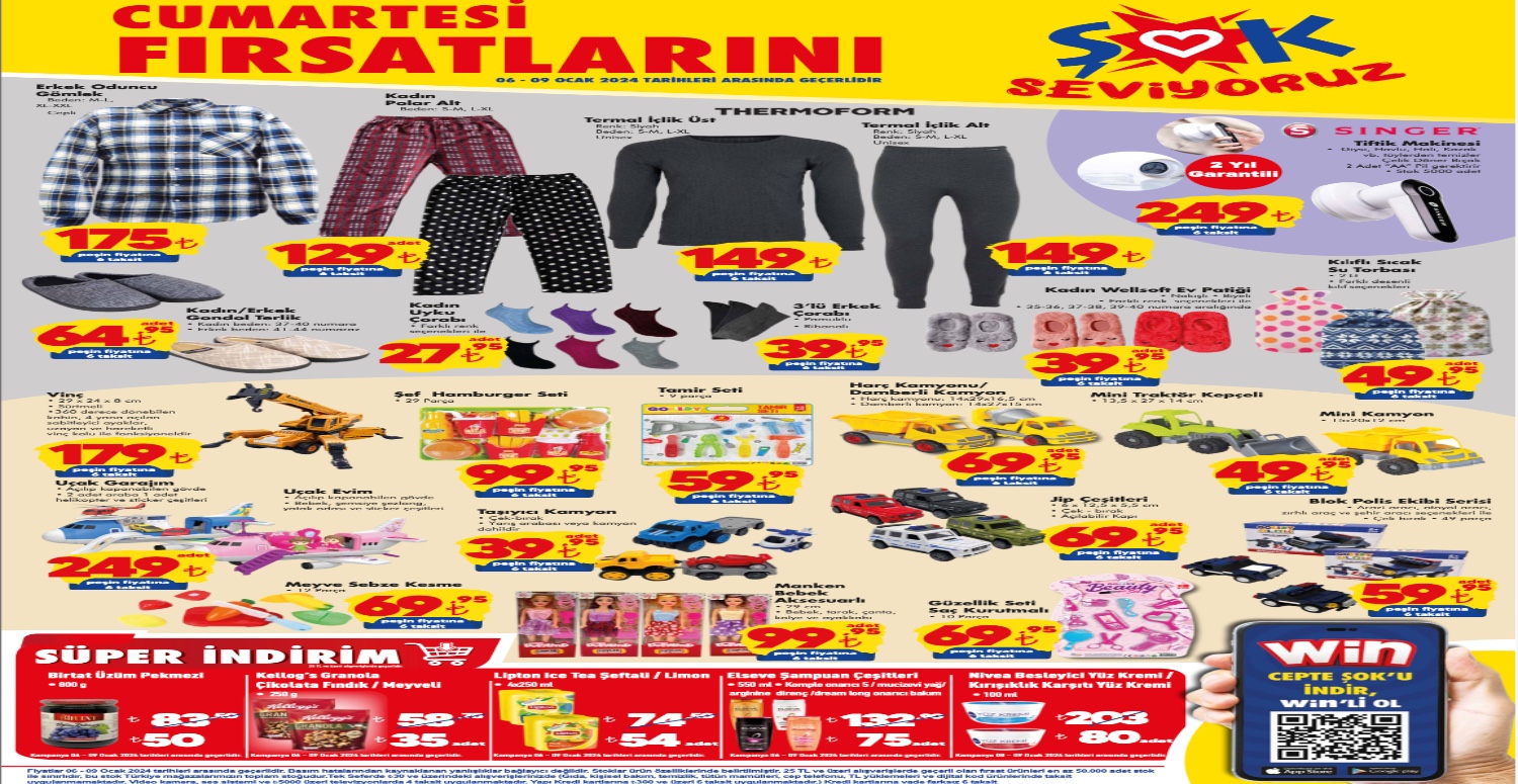Şok 6 9 Ocak aktüel katalogu