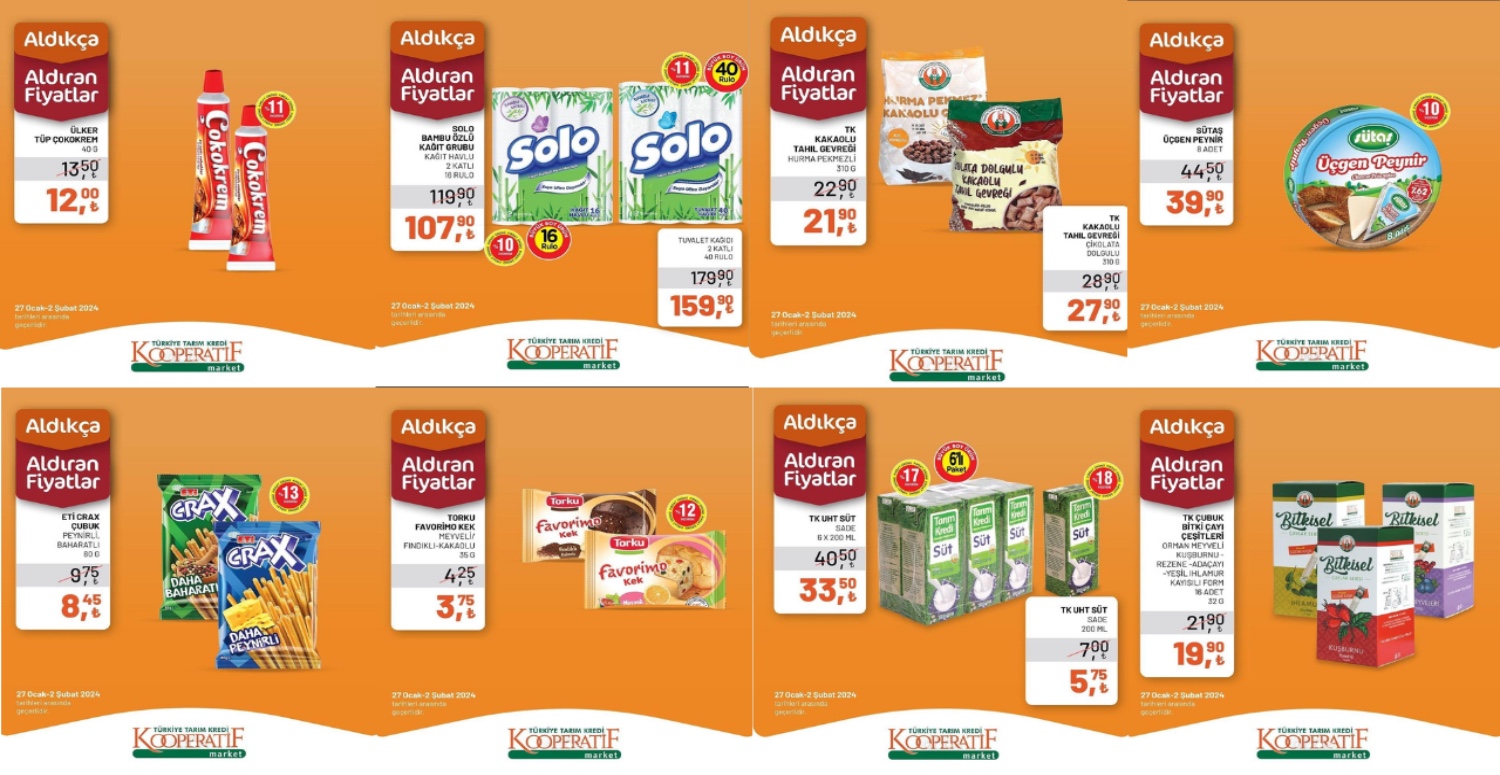 Tarım Kredi kahvaltılık ürünlerinde şok geçirtecek fiyatlara imza attı! Süt, çay, salam, peynir hepsi bedavadan satışta