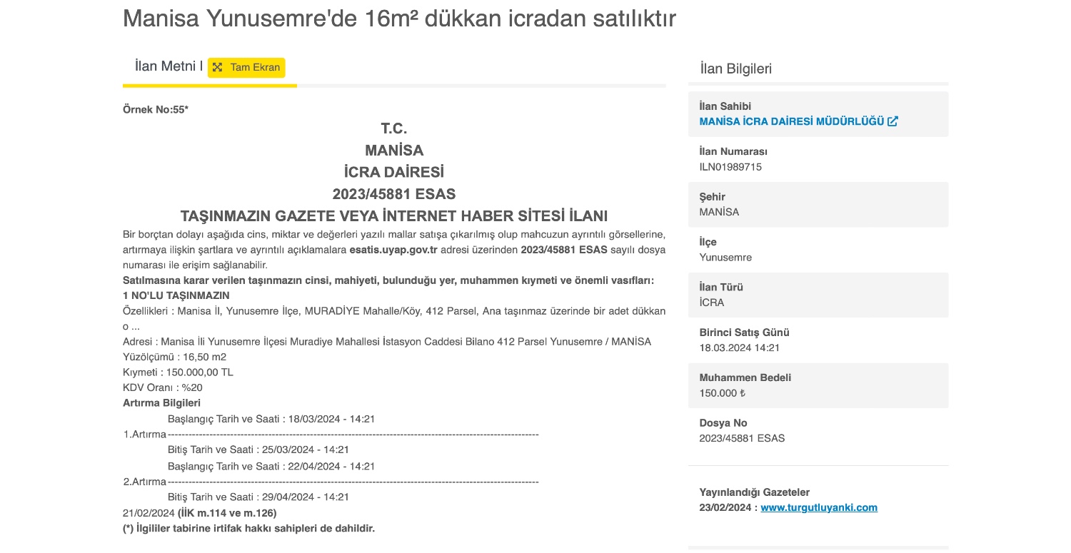 150 Bin TL’den dükkân satışa çıkartıldı! Herkes bu dükkânı almak için saatini ayarladı