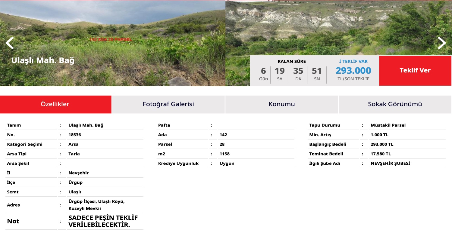 17.580 TL teminatı ödeyerek krediye uygun tarlayı kapacaksınız! Ziraat Bankası son fırsatı duyurdu