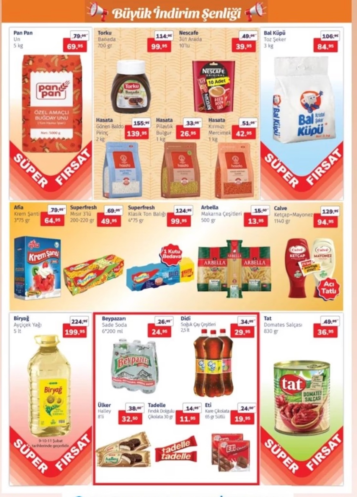 30’lu yumurta 89, 40’lı tuvalet kağıdı 159 TL’ye düşüyor! Neye el atsanız 18 Şubat’a kadar indirimde