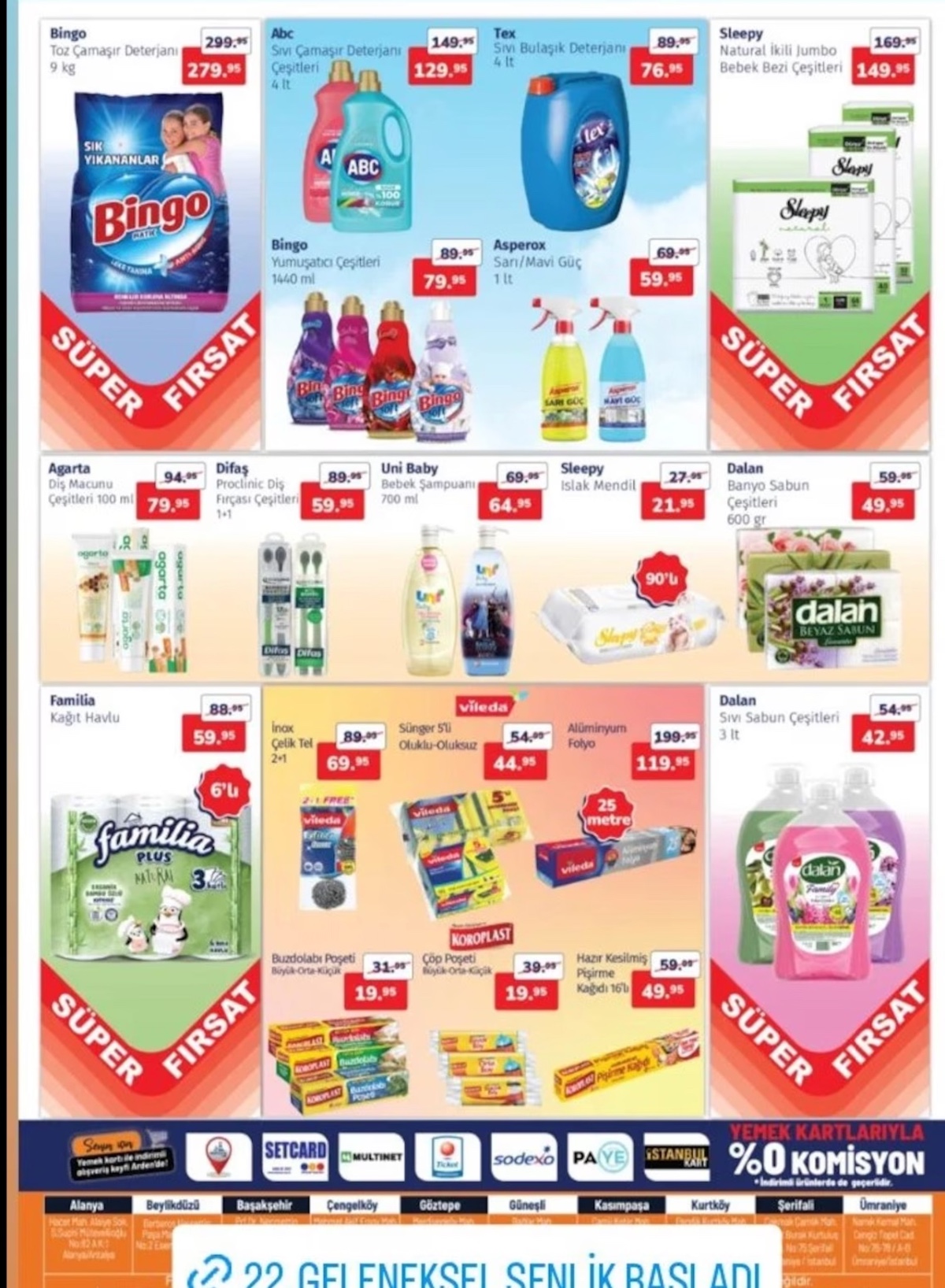 30’lu yumurta 89, 40’lı tuvalet kağıdı 159 TL’ye düşüyor! Neye el atsanız 18 Şubat’a kadar indirimde