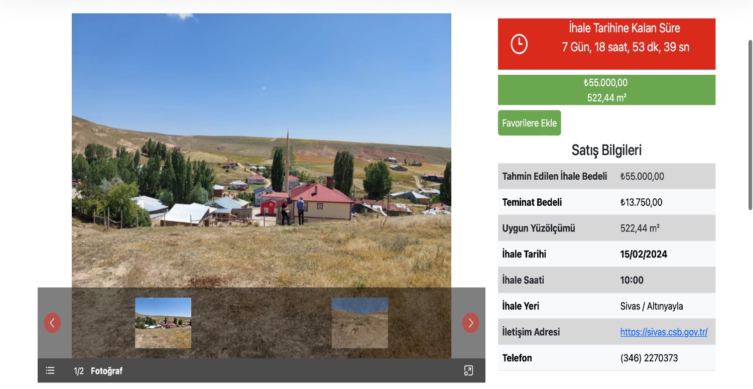 55.000 TL verip arsanızın tapusunu alacaksınız! O ilde olanlar yaşadı