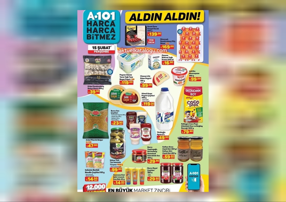 A101 15 21 Şubat aktüel katalogu