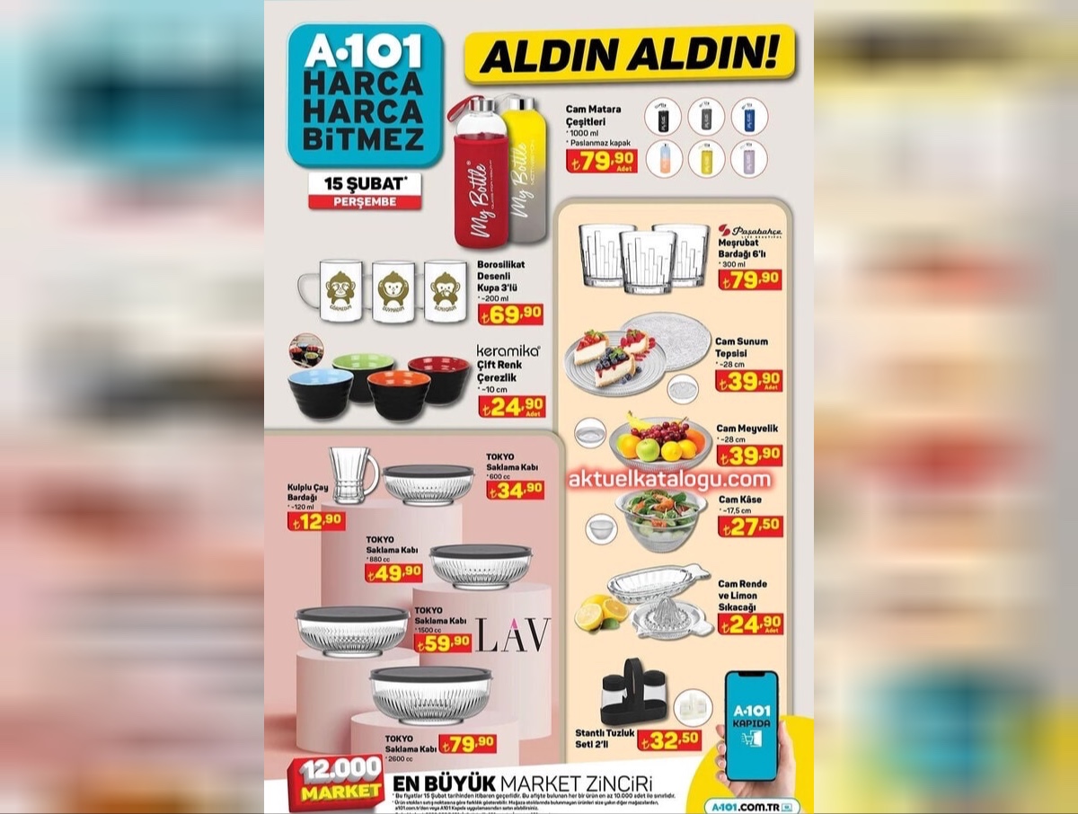 A101 15 21 Şubat aktüel katalogu