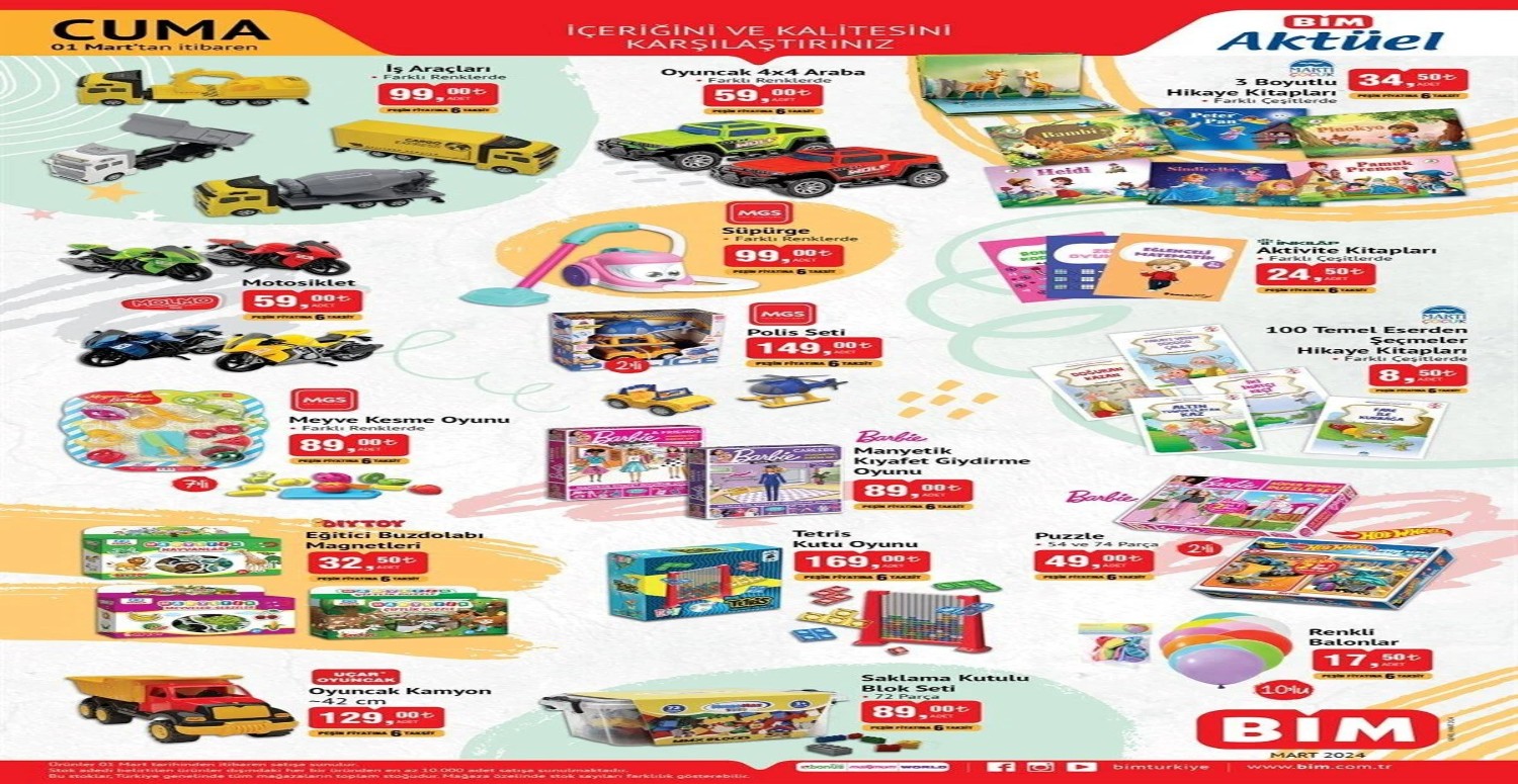 BİM 1 MART İNDİRİMİ