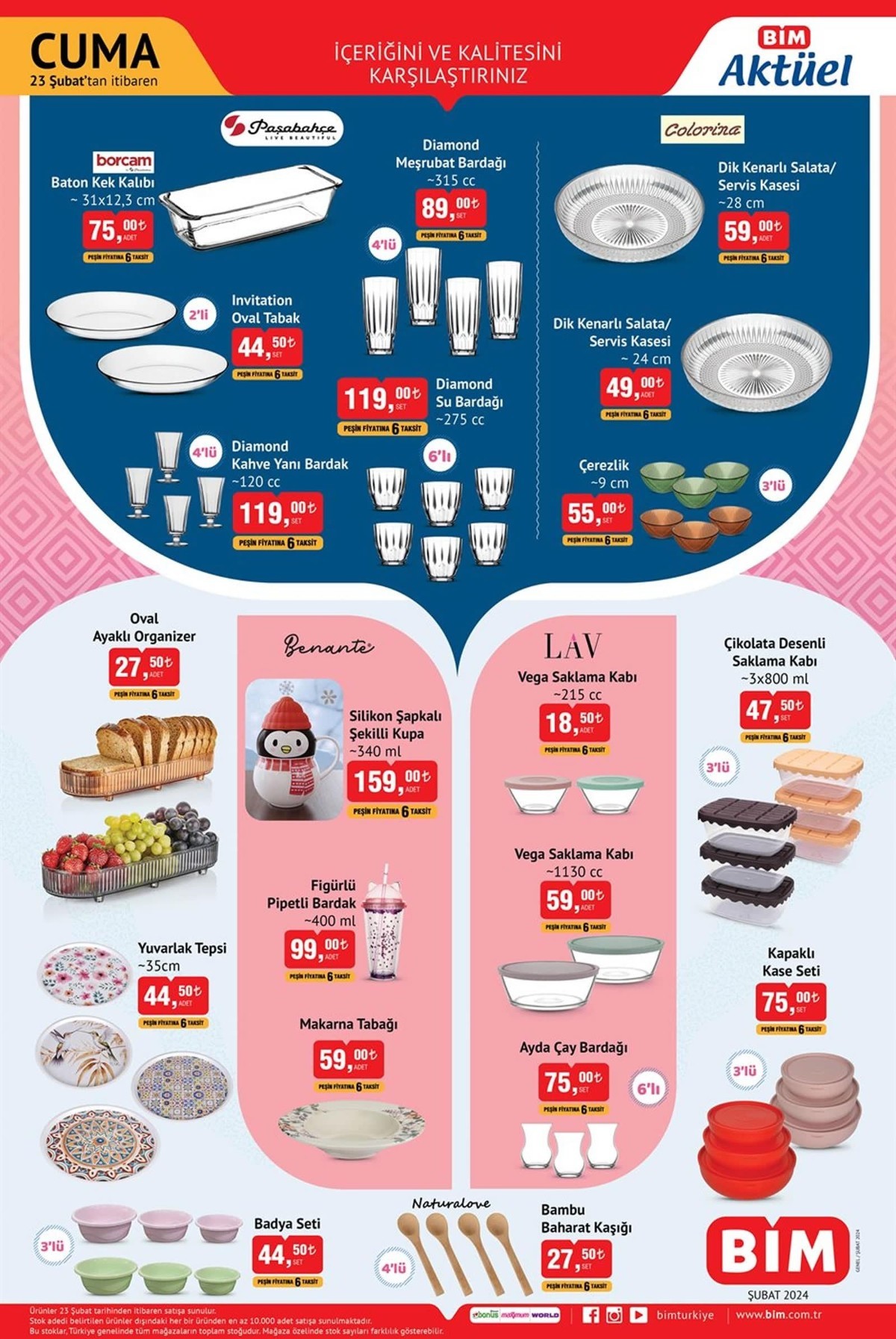 BİM 23 Şubat 2024 Aktüel Ürünler Kataloğu