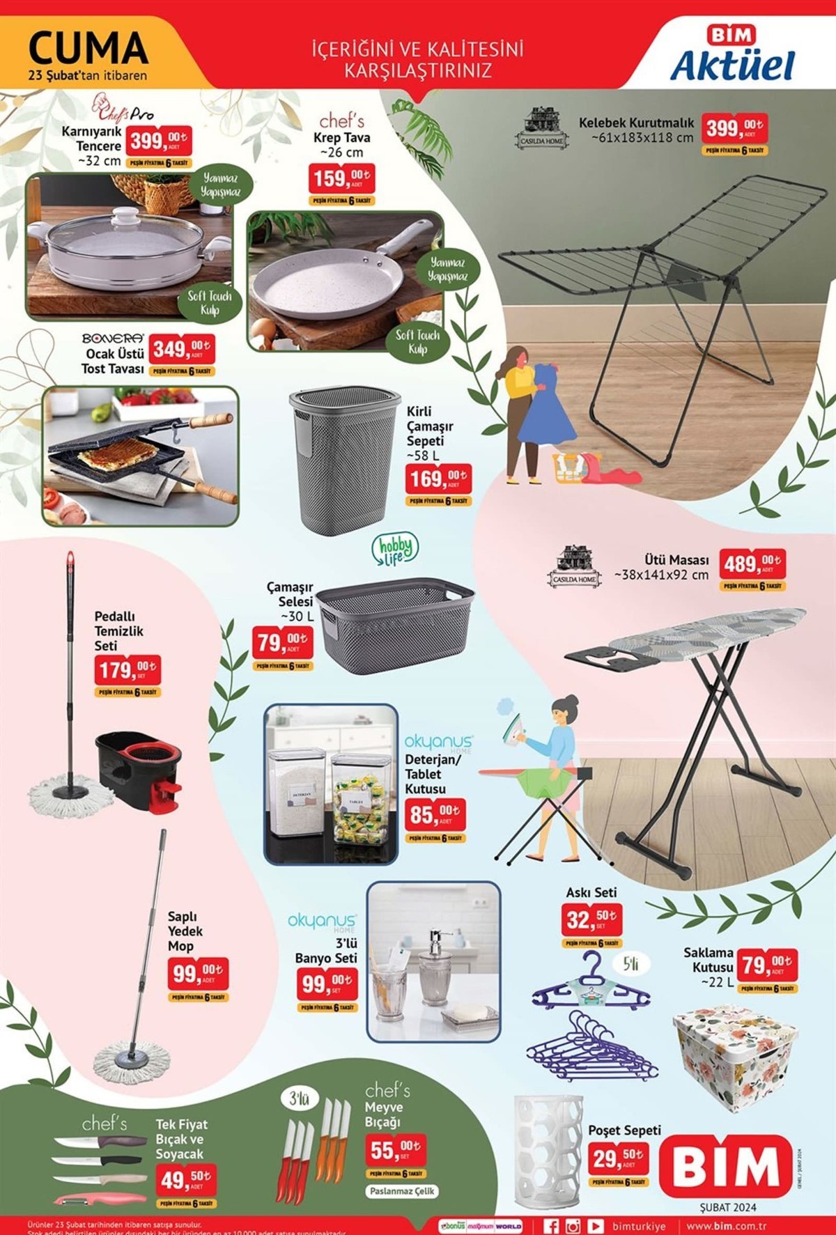 BİM 23 Şubat 2024 Aktüel Ürünler Kataloğu