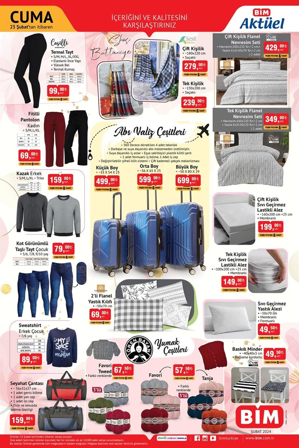 BİM 23 Şubat 2024 Aktüel Ürünler Kataloğu