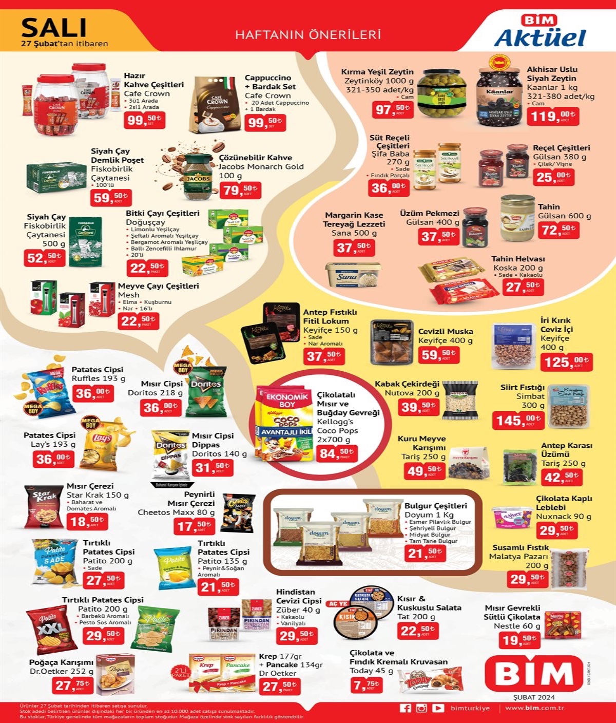 Bim 27 Şubat 4 Mart kataloğu