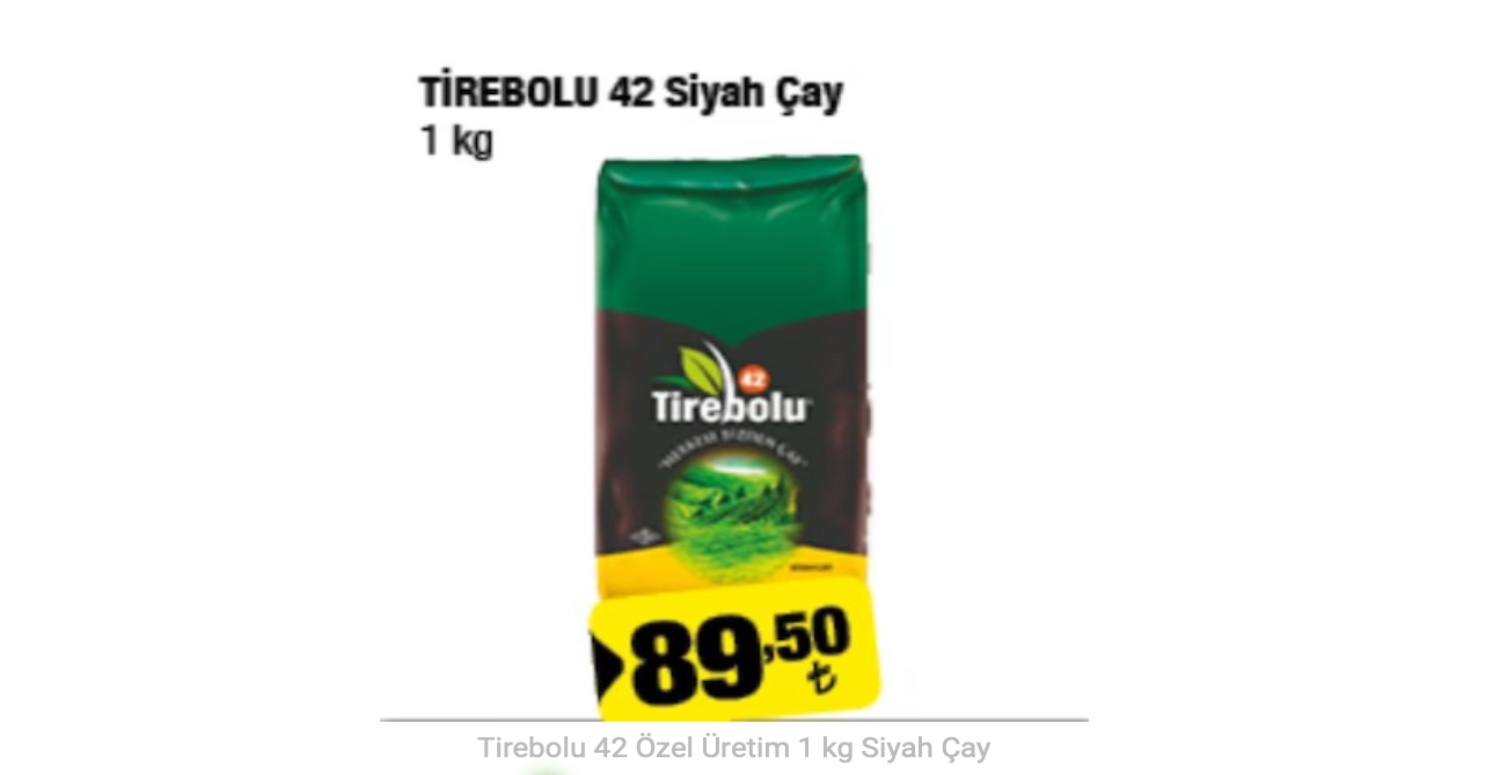 Bir kilogramlık kocaman çay 89 TL’ye satışa çıkartıldı! Yarına kadar fırsat devam ediyor