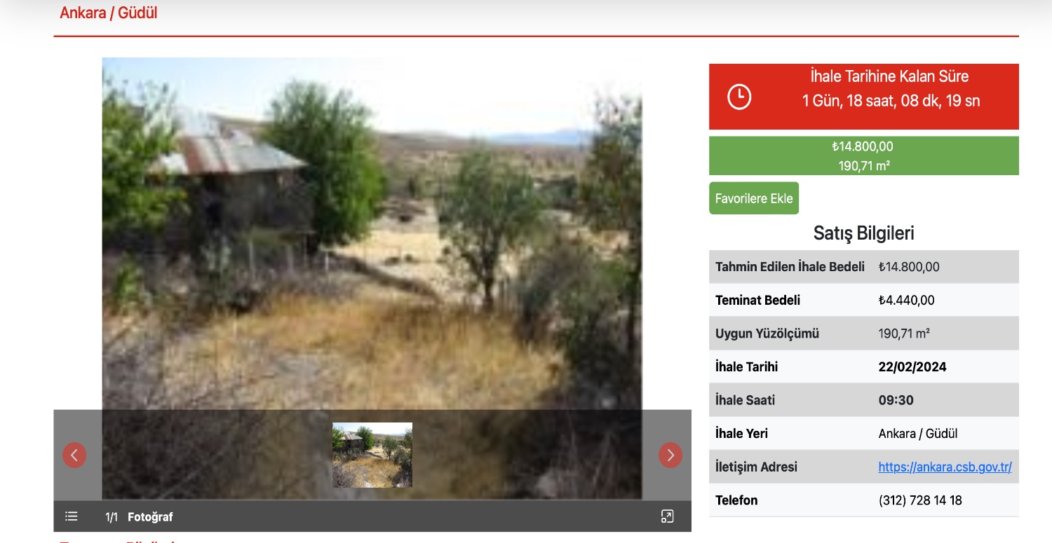 Bu arsa fiyatına çeyiz dizmeniz bile mümkün değil! 14.800 TL’ye sizin olacak