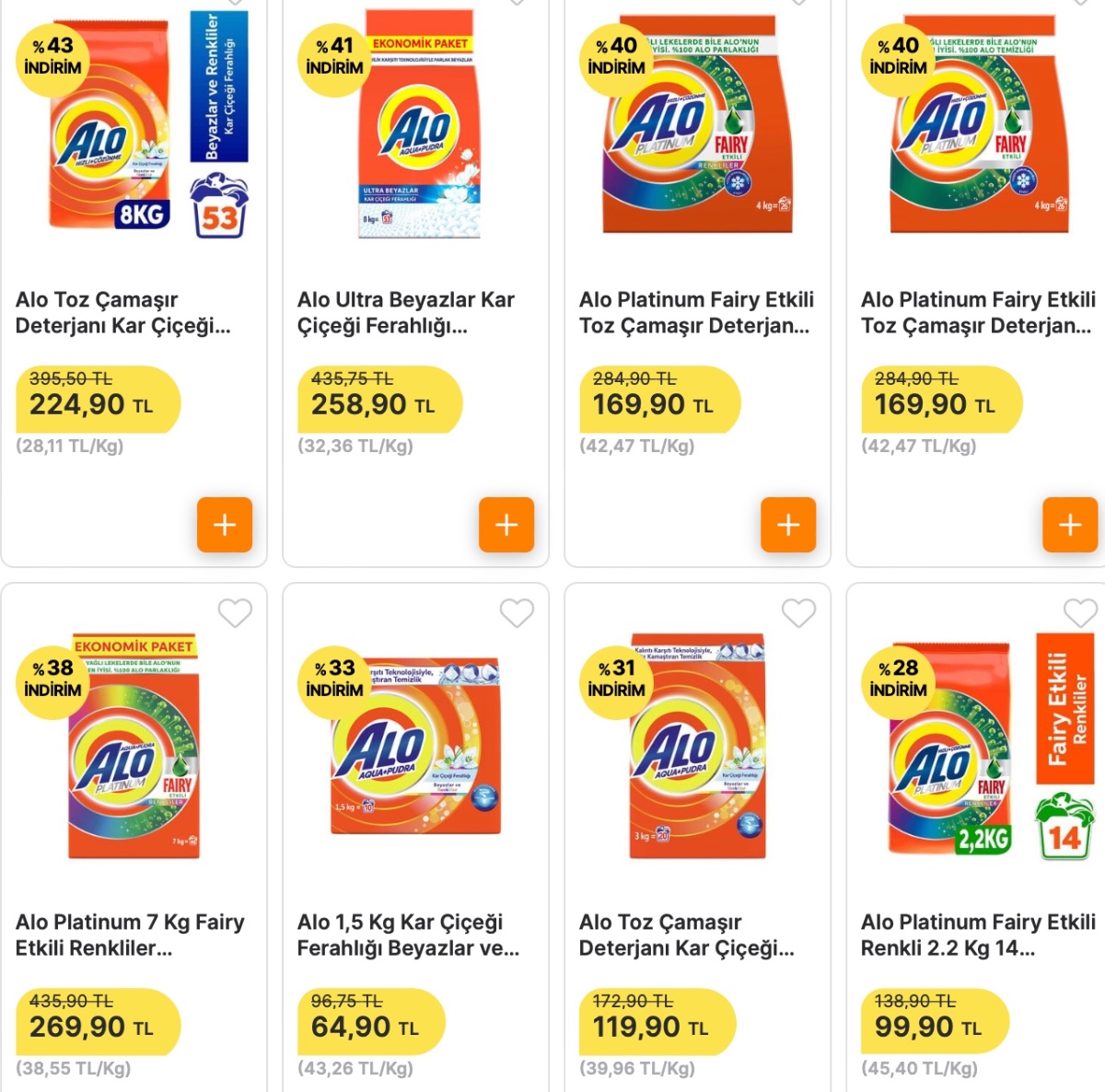 Çamaşır deterjanlarında yüzde 43 indirim başladı! 8 kilogramı sudan ucuza satışta