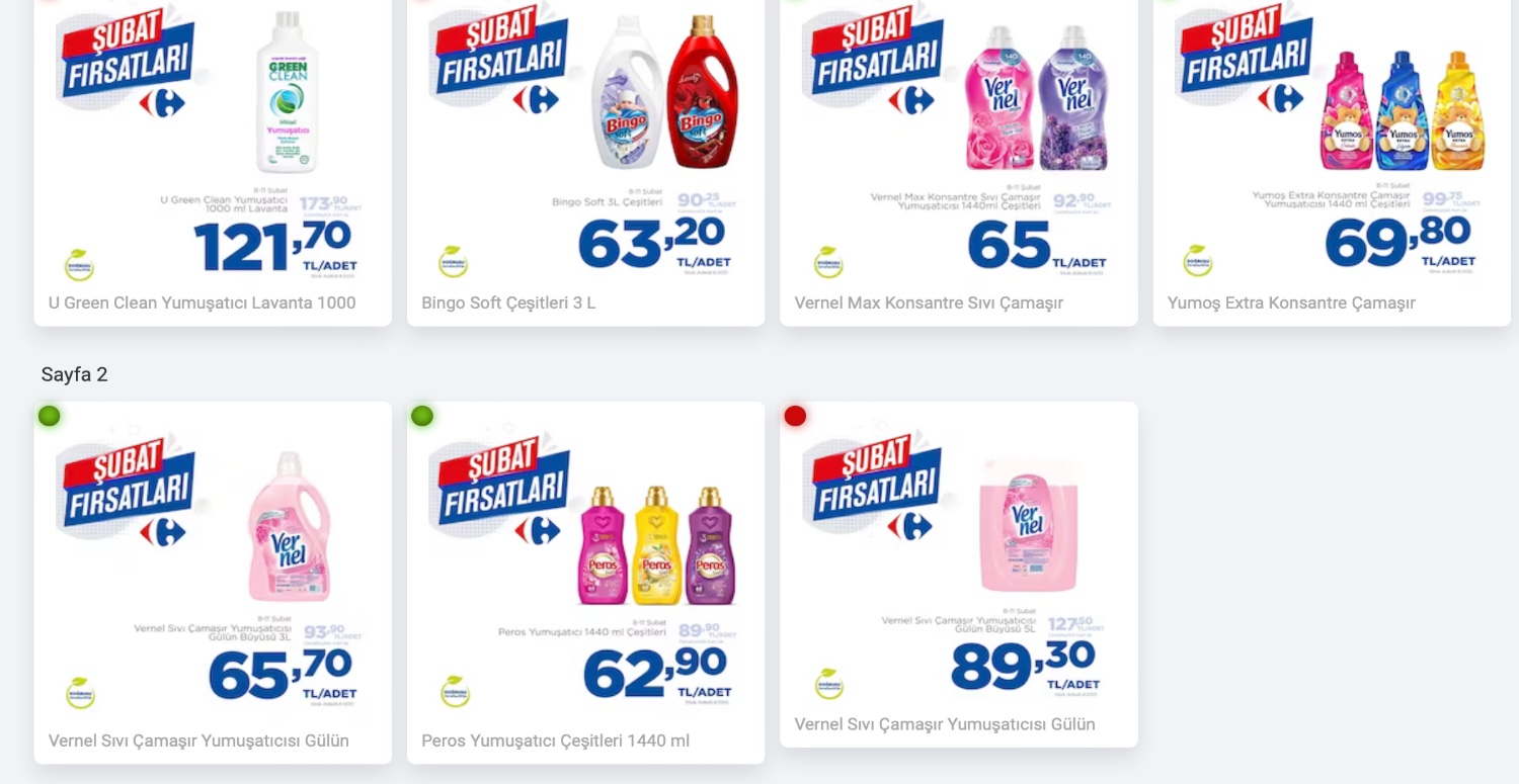 CarrefourSA’da şubat ayı fırsatları yumuşatıcı arayanların yüzüne gülecek! Bir çok ürün indirimli satışta