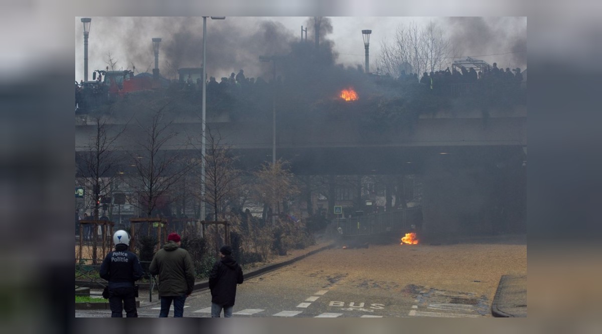 çiftçilerin protestosu