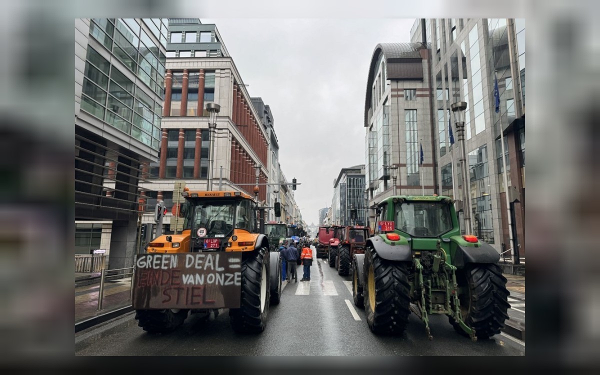 çiftçilerin protestosu