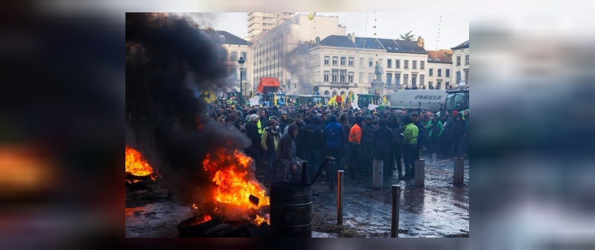 çiftçilerin protestosu