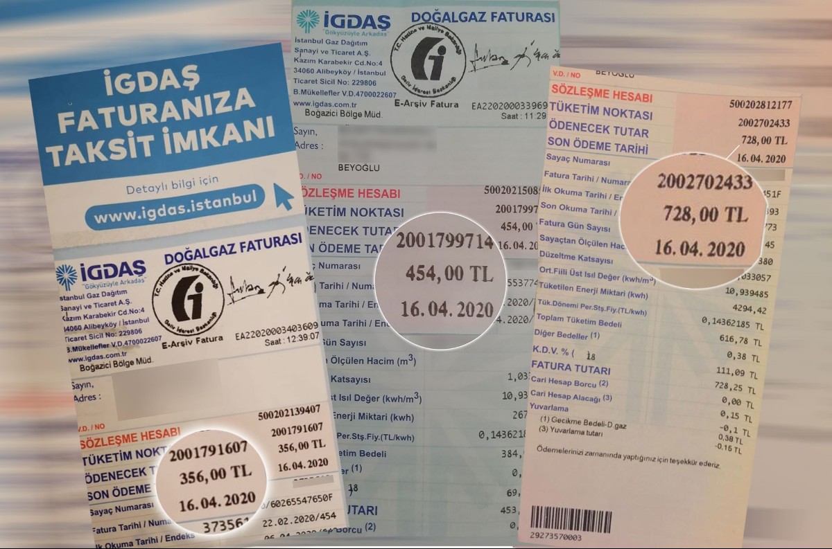 doğalgaz fatura