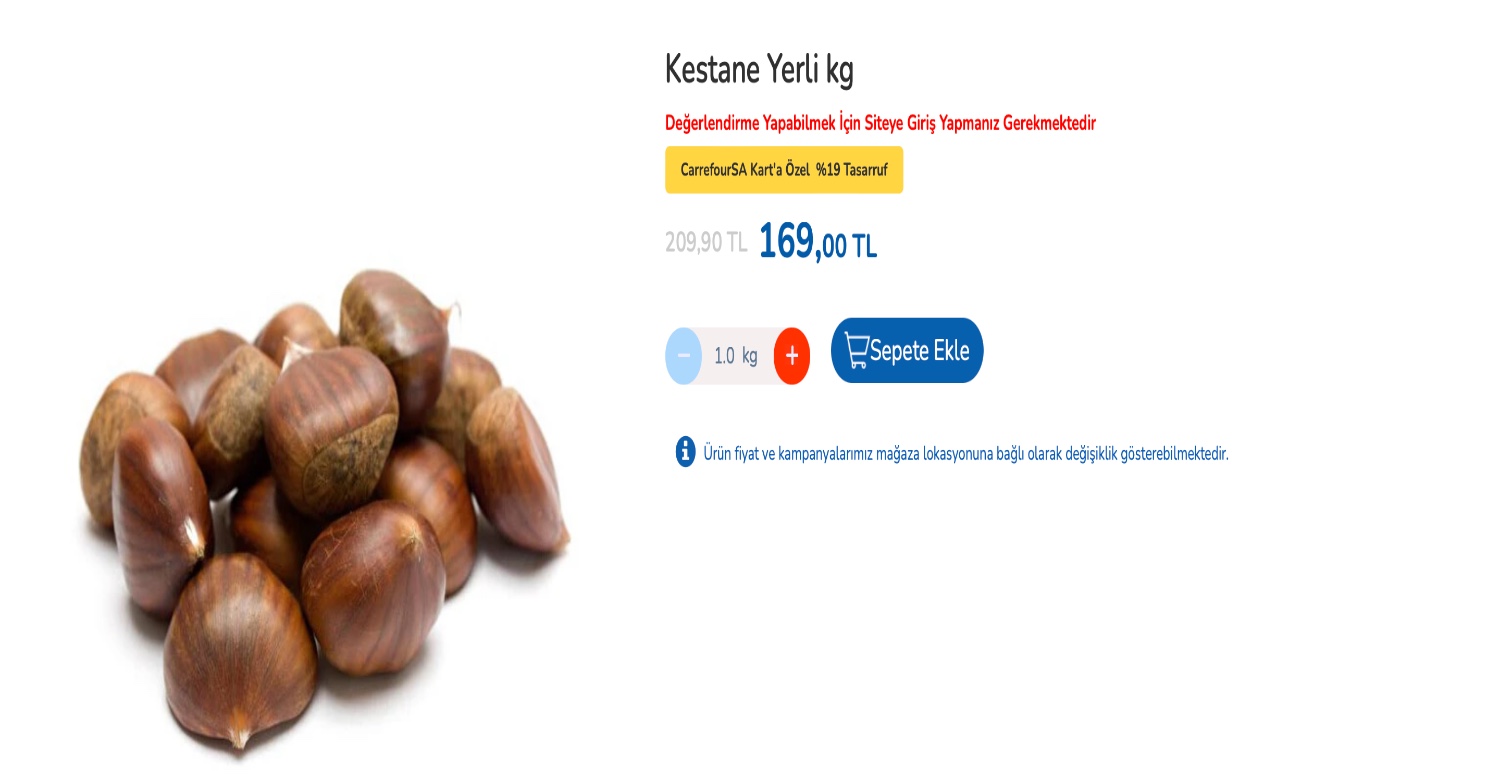 En ucuz kestanenin nerede satıldığı açığa çıktı! Yerli kestane yüzde 19 indirimli satışta