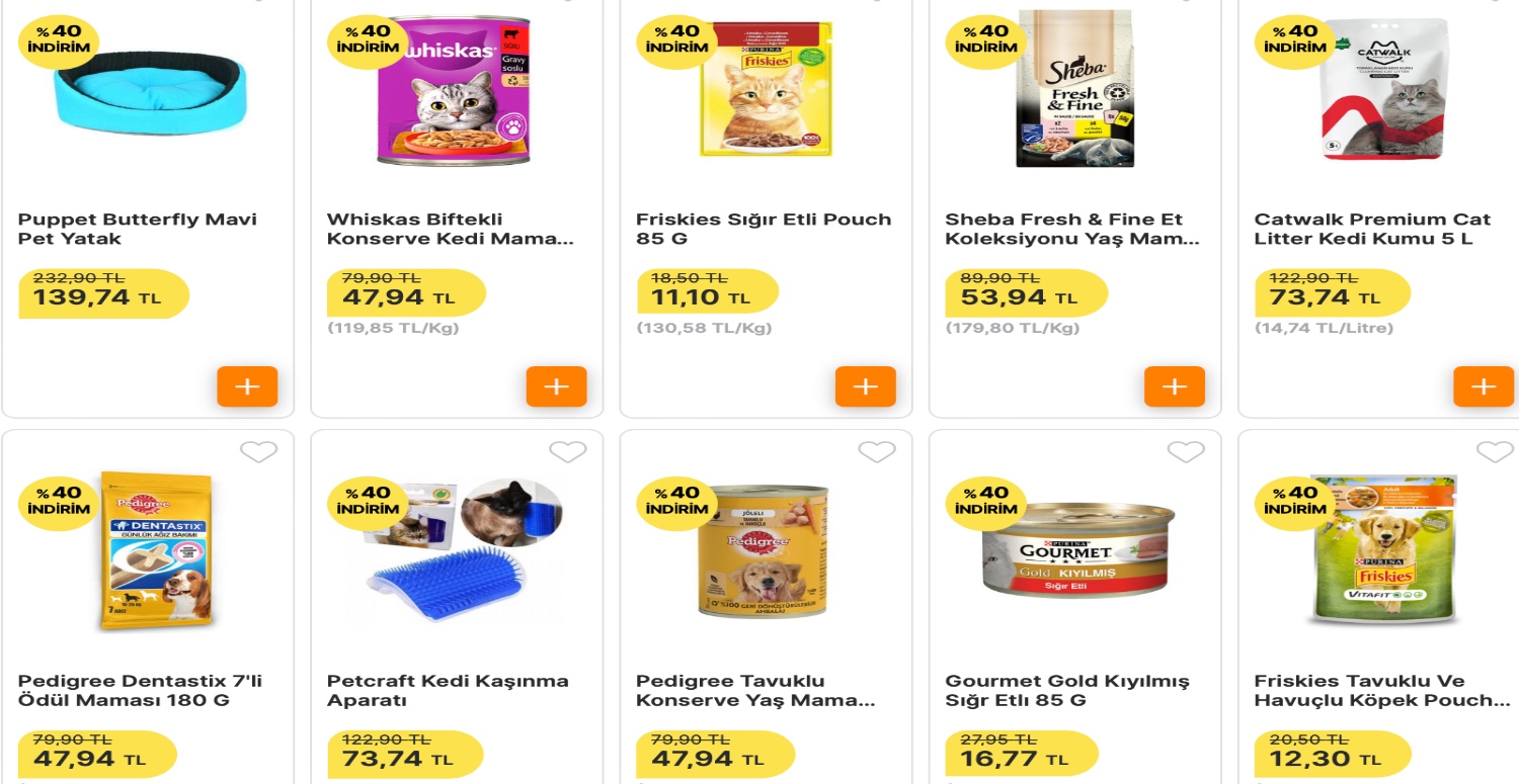 Evcil hayvan mamalarında indirim bekleyen koştur koştur o markete gidecek! Yüzde 40 indirim kampanyası duyuruldu