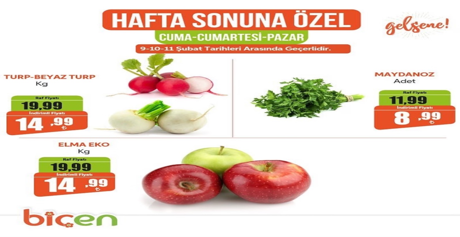 Hafta sonuna özel meyve sebzelerde kampanya başlatıldı! 9 TL’den başlayan fiyatlarla meyve sebze alabileceksiniz