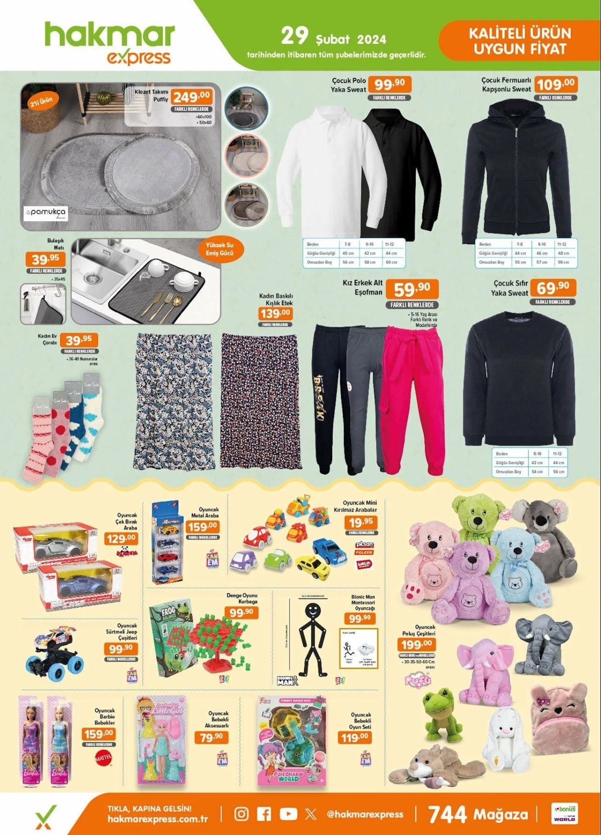 Hakmar Express 29 Şubat 6 Mart aktüel kataloğu