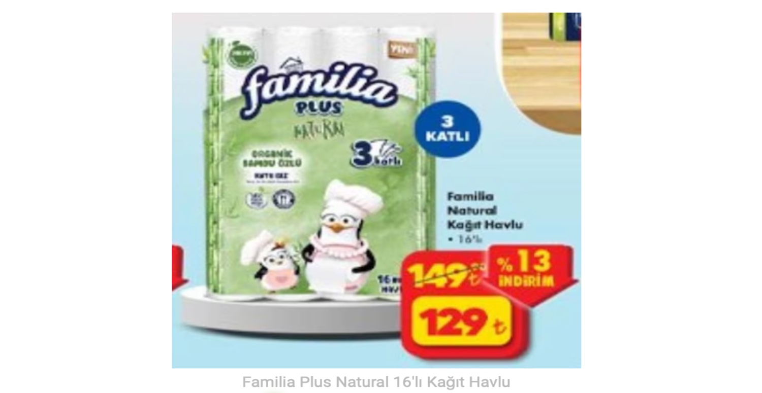Havlu kağıt 129 TL’ye kadar düşüyor! Yüzde 13 indirime girdi
