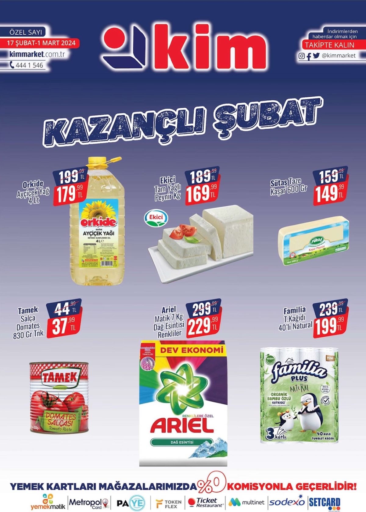 Kim 17 Şubat 1 Mart aktüel kataloğu