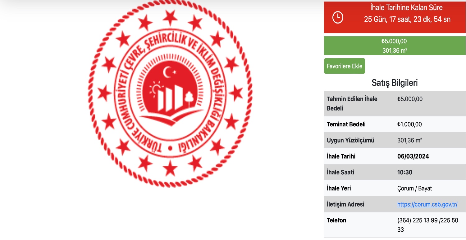 Market alışverişi yaptığınız fiyata arsa alacaksınız! 5 Bin TL’ye 301,36 metre kare arsanızın tapusu hazır