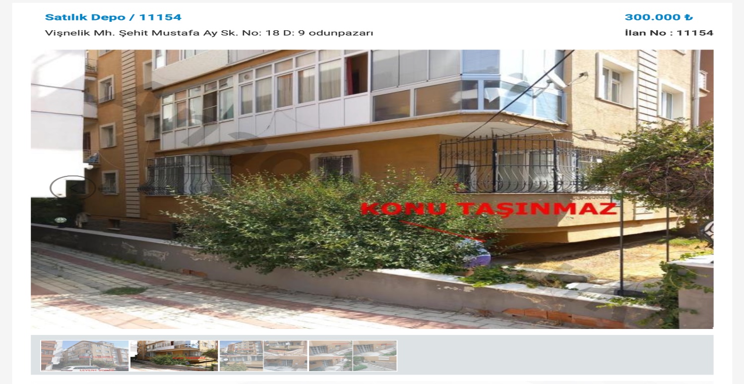 O büyükşehirde 300.000 TL’ye depo satışı yapılacak! Herkes bu taşınmazın satışını bekliyor