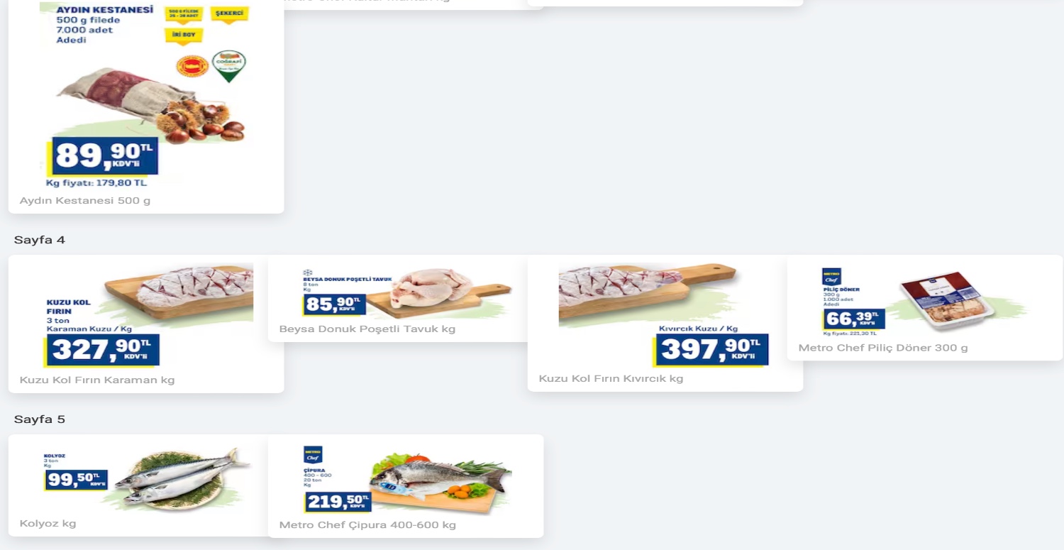 Soğanın kilogramı 8 TL’ye, kestanenin kilogramı 89 TL'ye düşüyor! Yarın indirimin son günü